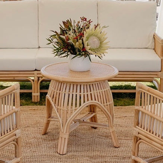 Hire Bahamas Rattan Coffee Table