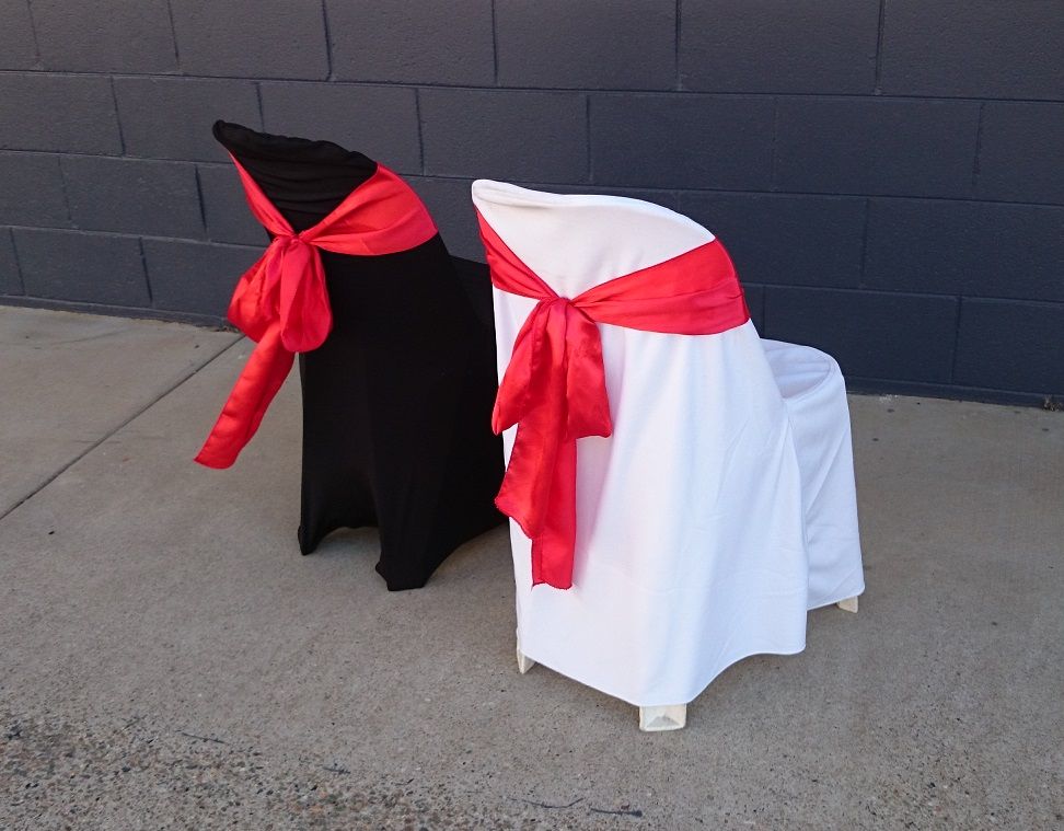 Hire Chair Cover with Sash, hire Chairs, near Hillcrest image 1