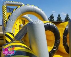 Hire 15 Mtr Atomic 2 Obstacle Course, hire Jumping Castles, near Geebung image 2