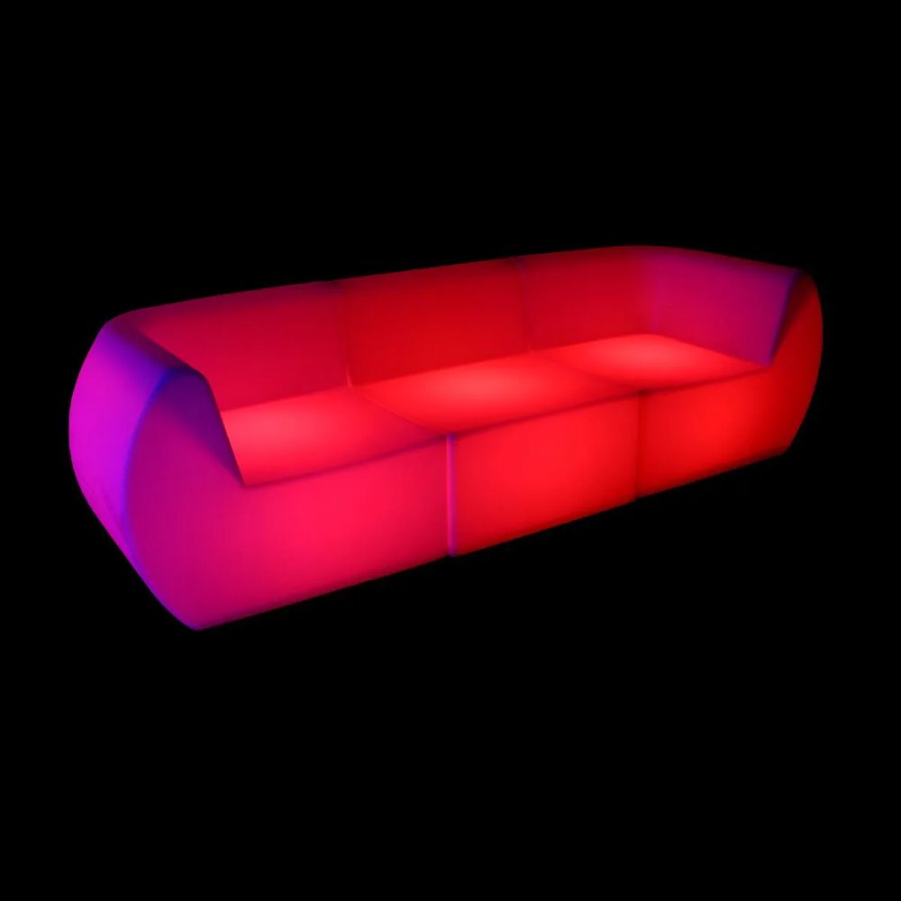 Hire Curved Glow Bar Hire, hire Glow Furniture, near Oakleigh