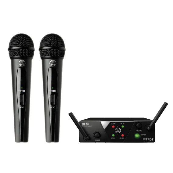 Hire Twin Wireless UHF Microphone