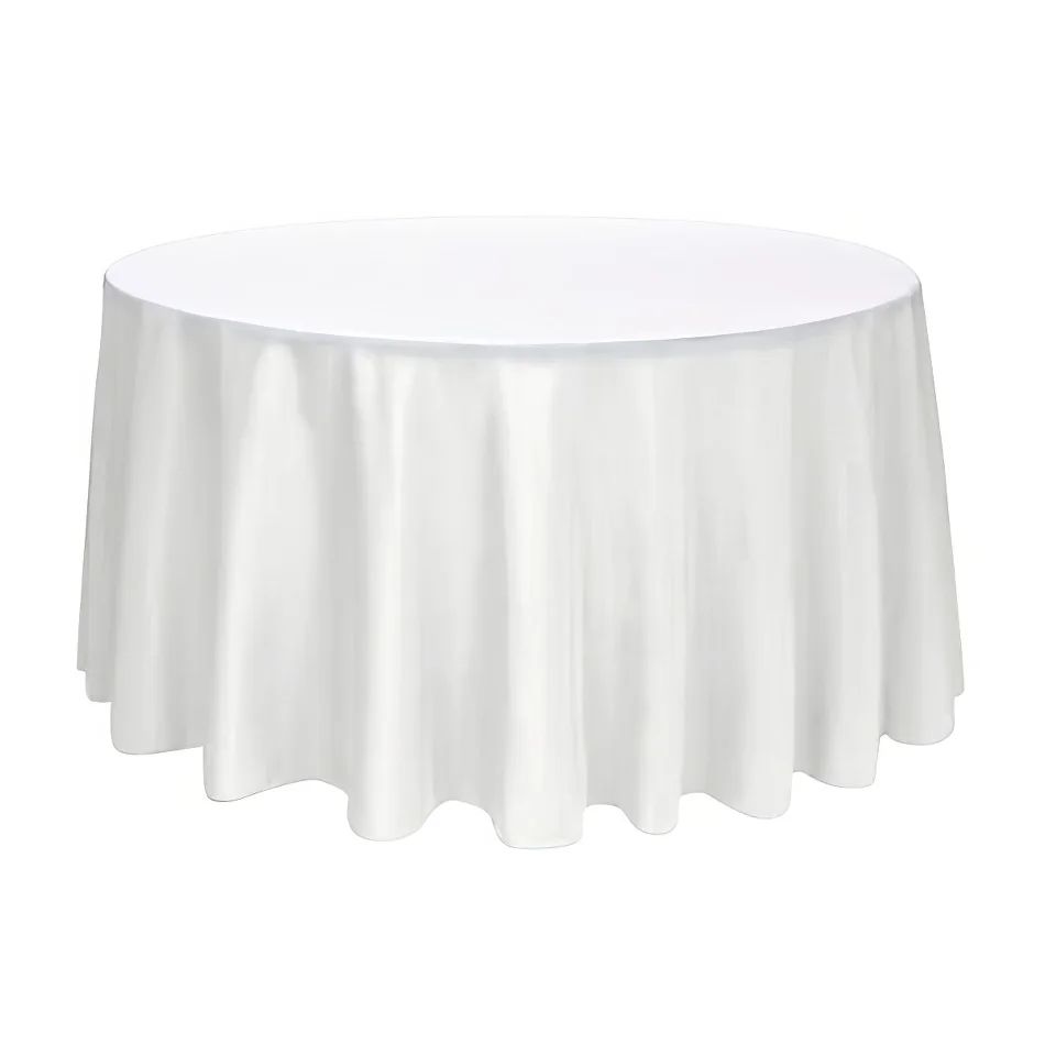 Hire White Round Banquet Tablecloth HIre, hire Tables, near Auburn