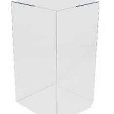 Hire Bar High Table - Perspex Square, in Marrickville, NSW