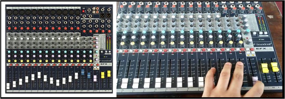 Hire SOUNDCRAFT EFX12 MIXER, hire DJ Decks, near St Kilda