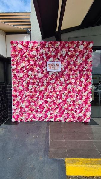 Hire Pink Peony Flowerwall
