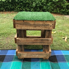 Hire Pallet Bench Single Seat, in Underwood, QLD