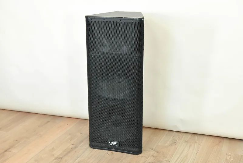 Hire 2x QSC KW153 1000w 3-way Speakers with stand and cables, hire Speakers, near Kingsford