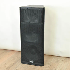 Hire 2x QSC KW153 1000w 3-way Speakers with stand and cables, in Kingsford, NSW