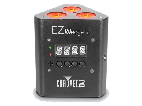 Hire CHAUVET BATTERY POWERED EZWEDGE TRI RGB LED UP LIGHT, from Lightsounds Gold Coast