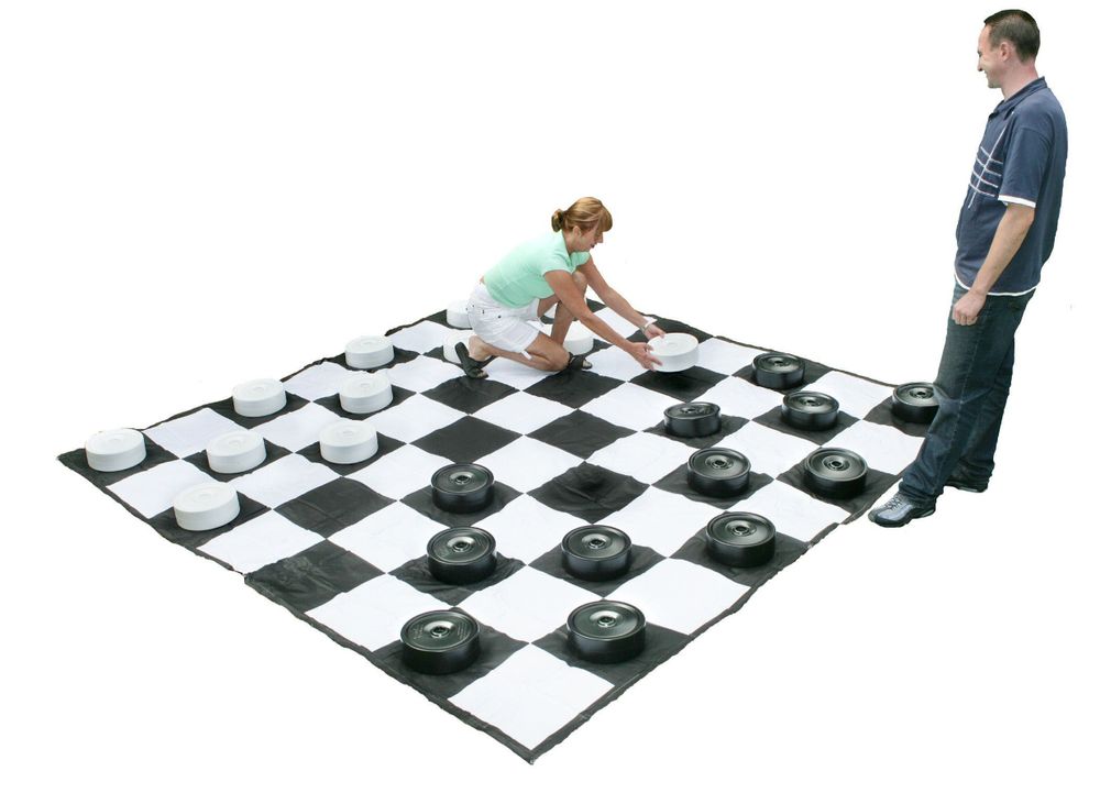 Hire Large Plastic Checkers Set with Playing Mat Pick up: Seven Hills & Gladesville, hire Miscellaneous, near Sydney