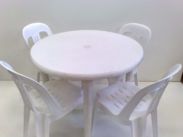 Hire 90cm Outdoor Table, hire Tables, near Balaclava image 1