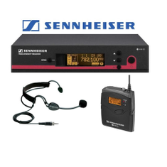 Hire Sennheiser G3 EW100 wireless headset microphone with rack receiver
