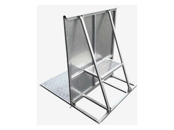 Hire CROWD BARRIER 1M ALLOY SECTION, from Lightsounds Gold Coast