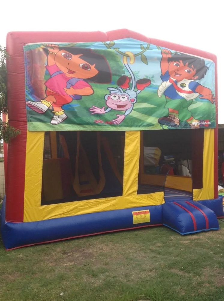 Hire DORA JUMPING CASTLE WITH SLIDE, hire Jumping Castles, near Doonside