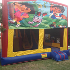 Hire DORA JUMPING CASTLE WITH SLIDE