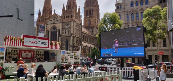 Hire Digital Screen 16 (5.3m x 3.1m) P6 LED Trailer Screen, in Notting Hill, VIC