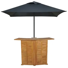 Hire Portable Bar Serving Table with Umbrella hire