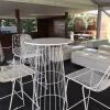 Hire Red Wire Cocktail Table, hire Tables, near Wetherill Park