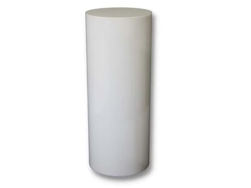 Hire Plinth Round Gloss White (33cmDx71cmH), hire Miscellaneous, near Riverstone image 2