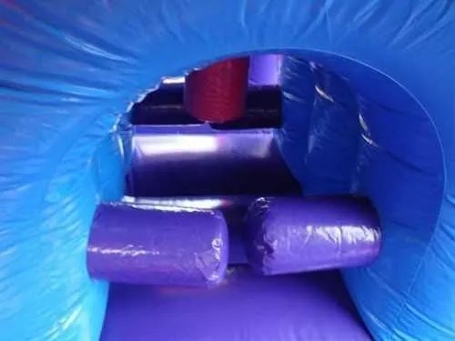 Hire (6m x 7m) Purple Rainproof 5 IN 1 Combo Castle, hire Jumping Castles, near Brighton East image 2