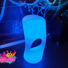 Hire Illuminated Glow Cocktail Bar - Round