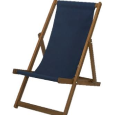 Hire Deck Chair - Navy Blue, in Marrickville, NSW