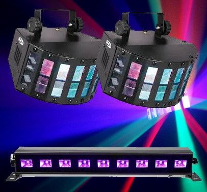 Hire Sound Activated LED Derbys, hire Party Lights, near Campbelltown