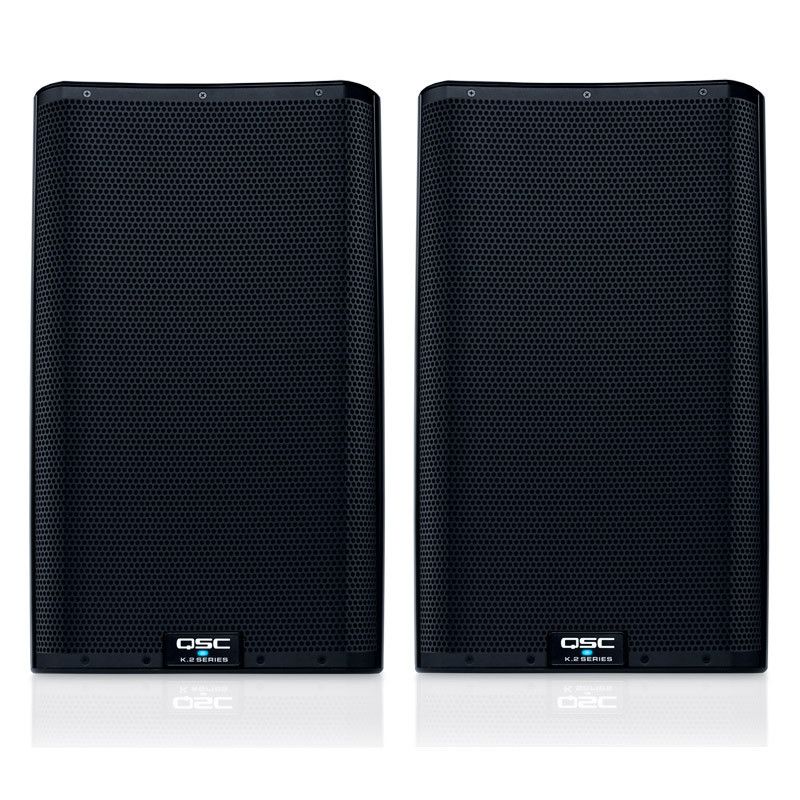 Hire 2 x QSC K12.2 1000W 12" PA Speakers (80 People), hire Speakers, near Tempe