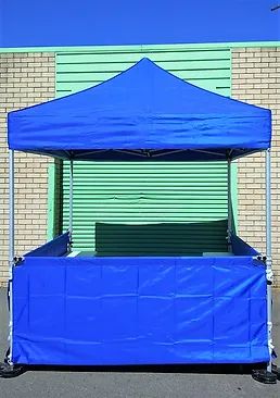 Hire Market / Fete Stall 2.4mx2.4m with One Wall