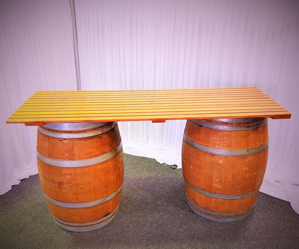 Hire Wine Barrell Grazing/ Drinks Table