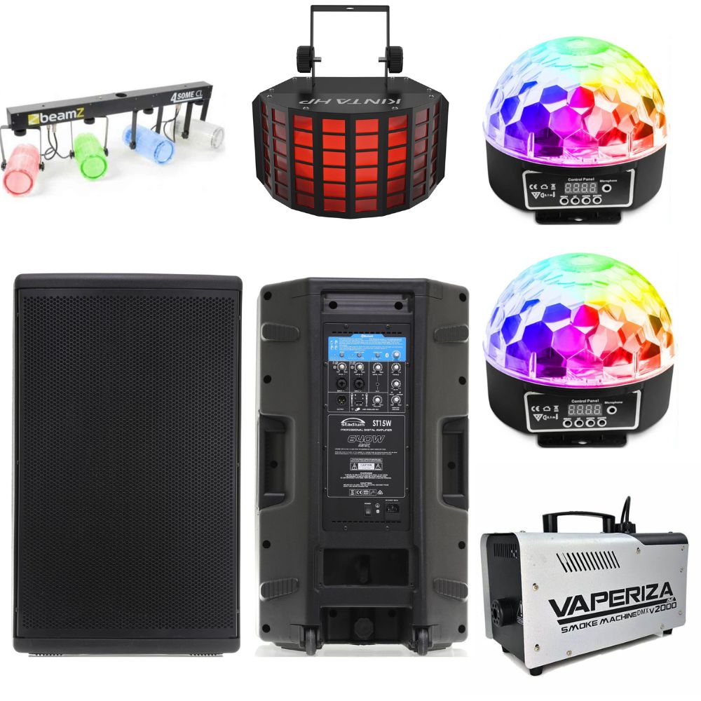 Hire Stadium PA Speakers + Lights (Package 1), hire Party Packages, near Caulfield South