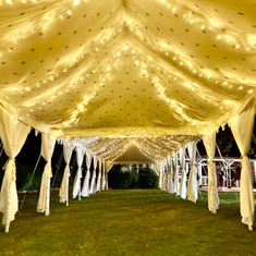 Hire Luxury Marquee Royal White 14x4