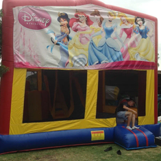 Hire DISNEY PRINCESS  5IN1 COMBO WITH SLIDE POP UPS BASKETBALL HOOP OBSTACLES AND TUNNEL
