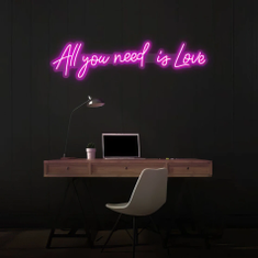 Hire Neon Sign Hire: All You Need Is Love, in Auburn, NSW