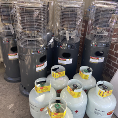 Hire Gas Heater (with Gas Bottle), in Seven Hills, NSW