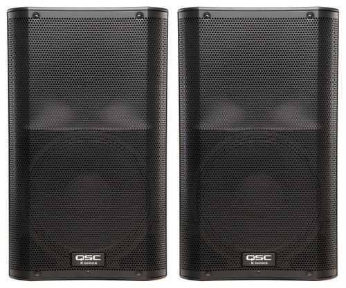 Hire 2 x QSC K12 1000W 12" PA Speakers (80 People), hire Speakers, near Tempe