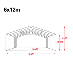 Hire PVC Marquee 6 x 12 Metre, in Dandenong South, VIC