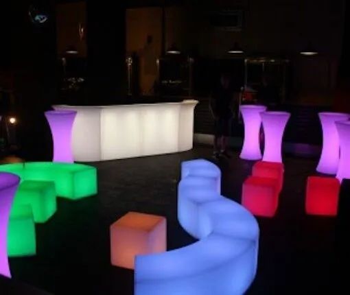 Hire Glow Curved Bench Hire, hire Miscellaneous, near Blacktown image 2