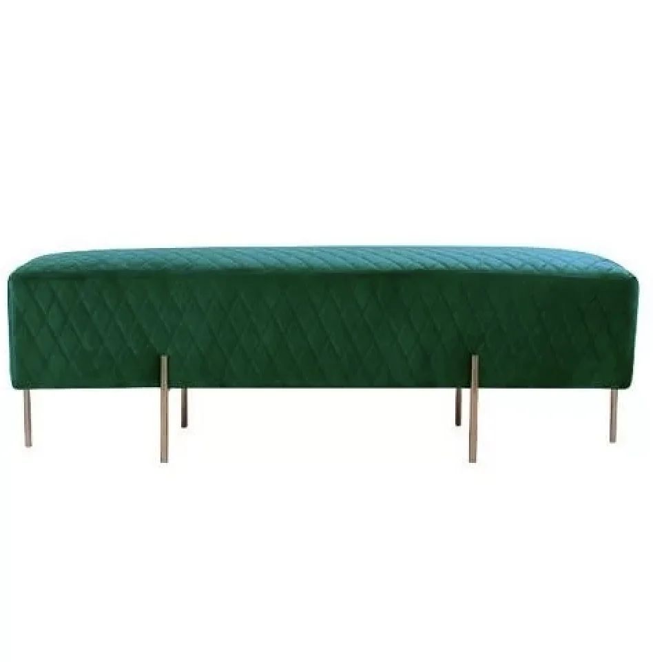 Hire Emerald Green Velvet Ottoman Bench, hire Miscellaneous, near Wetherill Park