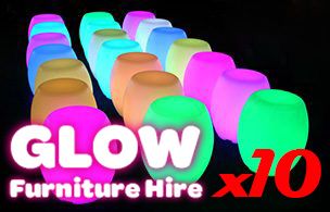 Hire Glow Bong Seats - Package 10