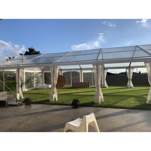 Hire 8m x 18m Clear Framed Marquee, hire Marquee, near Chullora image 2
