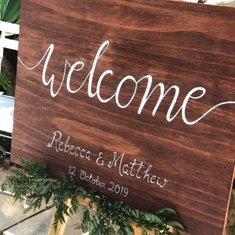 Hire Custom Welcome Sign, in Seaforth, NSW