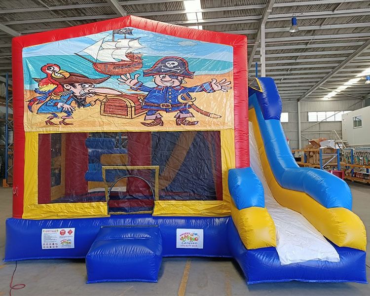 Hire Dinosaurs Combo Jumping Castle and Slide, hire Jumping Castles, near Geebung