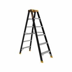 Hire 2.4m Fibreglass double sided ladder