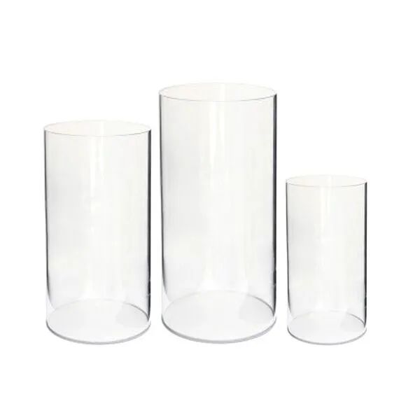 Hire Clear Acrylic Round Plinth Hire – Set of 3, hire Miscellaneous, near Blacktown