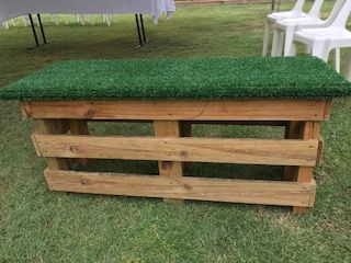 Hire Pallet Bench Seat 1.1m long, hire Chairs, near Underwood