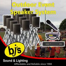 Hire OUTDOOR EVENT SPEAKER SYSTEM, in Ashmore, QLD