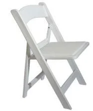 Hire White Folding Chair Hire - Americana Chair