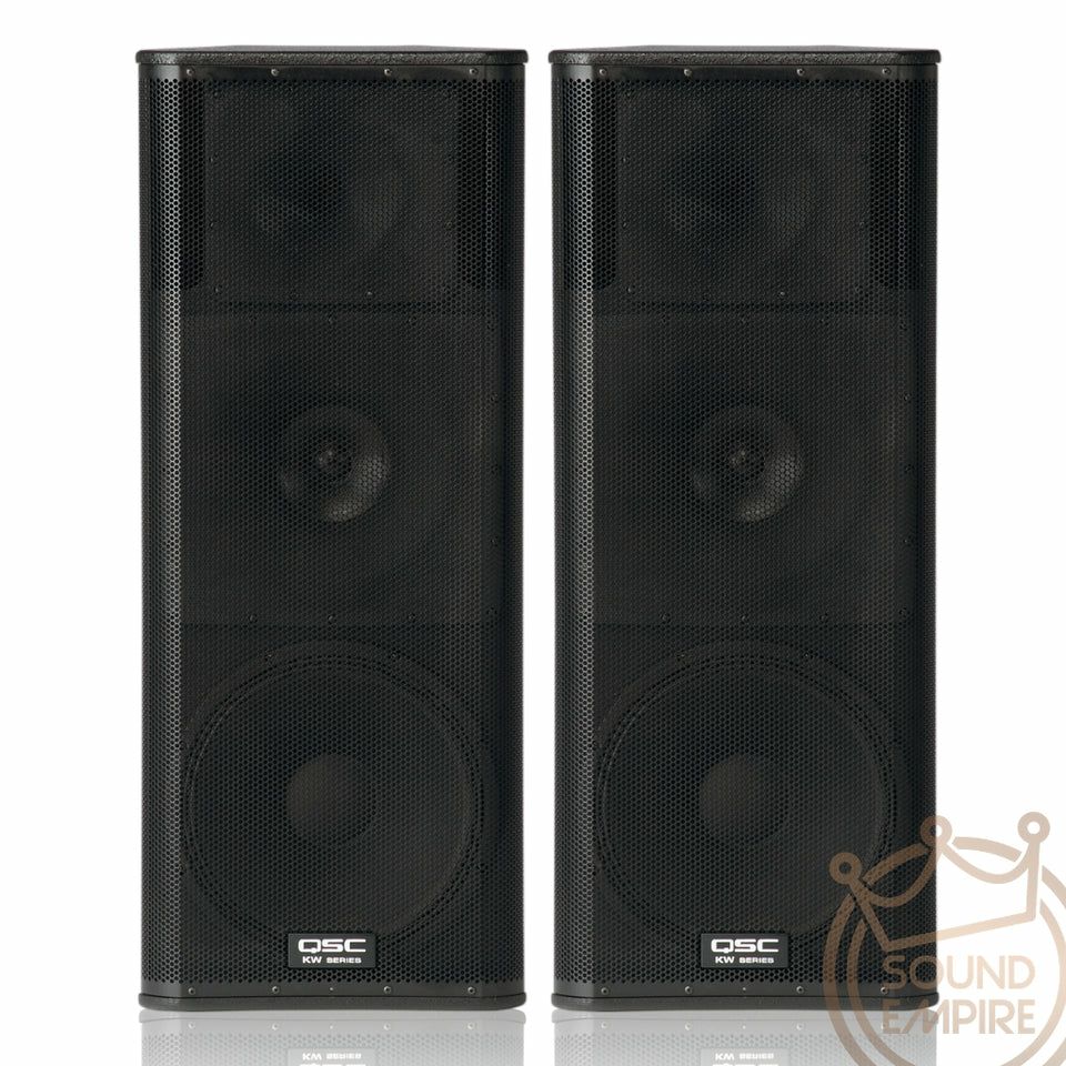 Hire QSC KW153 3-WAY SOUND SYSTEM, hire Speakers, near Carlton image 1