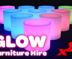 Hire Glow Cylinder Seats - Package 4